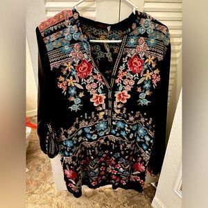 Johnny Was Embroidered Tunic